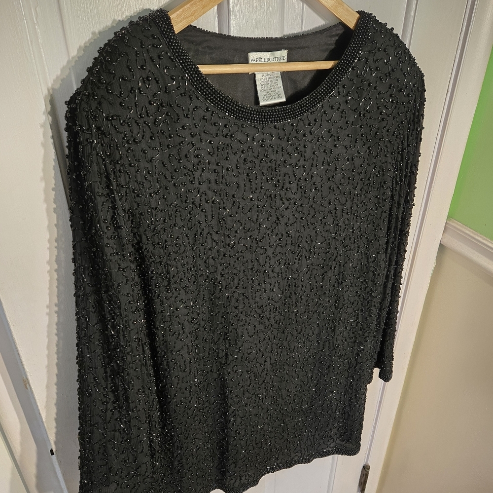 Papell Boutique Tunic Top - Picture 3 of 9